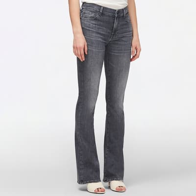 Charcoal Bootcut Stretch Jeans