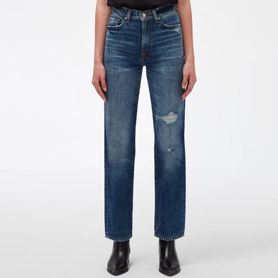 Blue Tall Logan Straight Stretch Jeans