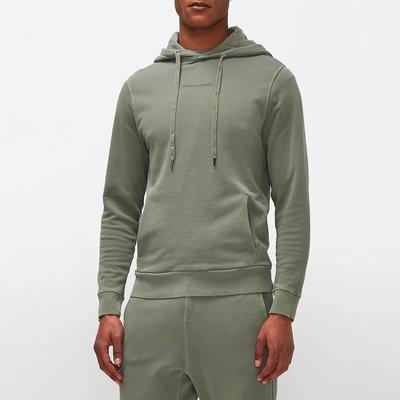 Green Regular Fit Cotton Hoodie