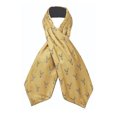 Ochre Silk Shooting Cravat