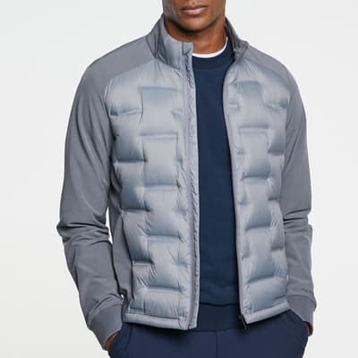 Grey Hybrid Quilted Jacket