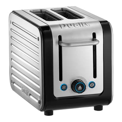 Archictect 2 Slot Toaster Black & Brushed Stainless Steel