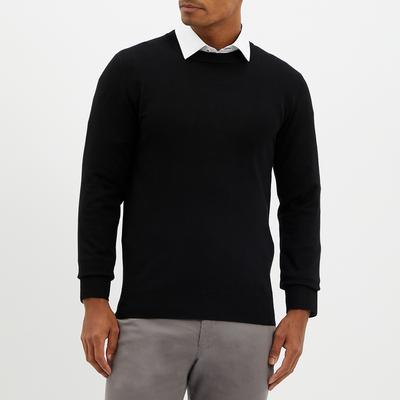 Black Crew Neck Jumper