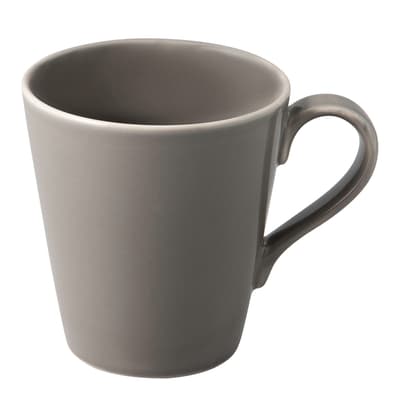 Set of 6  Taupe Mug 0,35l