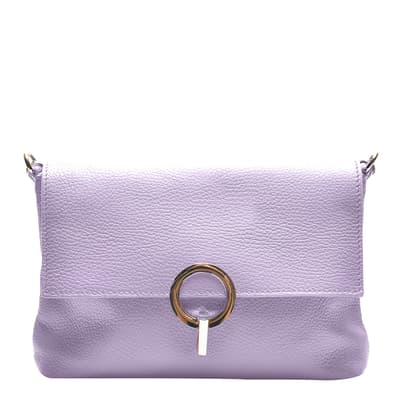 Purple Leather Crossbody bag