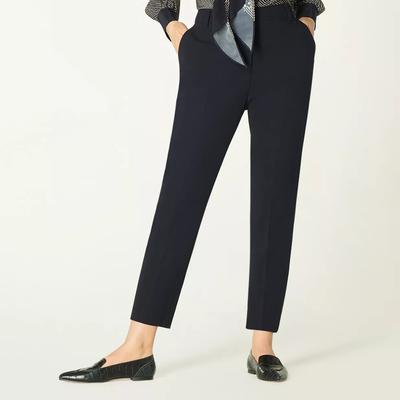 Navy Wren Straight Leg Trousers
