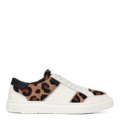Natural Alameda Spotty Lace Trainers