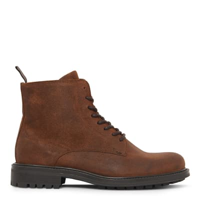 Brown Austin Suede Ankle Boots