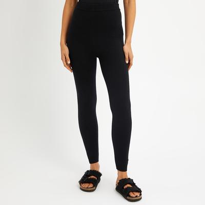 Black Cashmere Blend Leggings