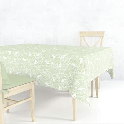 Green Forest Life Tablecloth 132 x 228cm