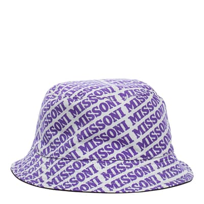 Purple Missoni Bucket Hat