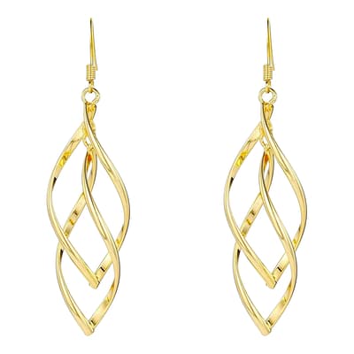 18K Gold Geometric Earrings