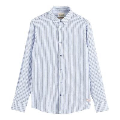 Blue Stripe Cotton Shirt