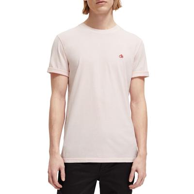 Pink Branded Cotton T-shirt