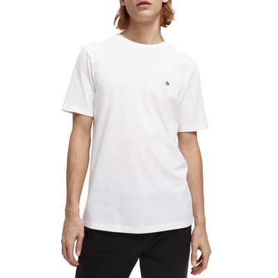 White Crewneck Cotton T-Shirt