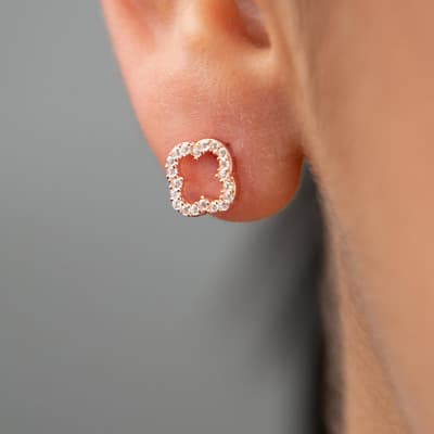 Rose Gold Cleef Earring