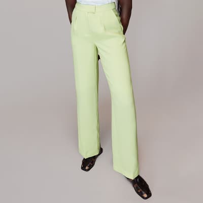 Lime Bella Pleated Front Trousers
