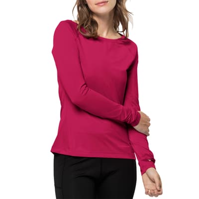 Pink Tasman Long Sleeved Functional Shirt
