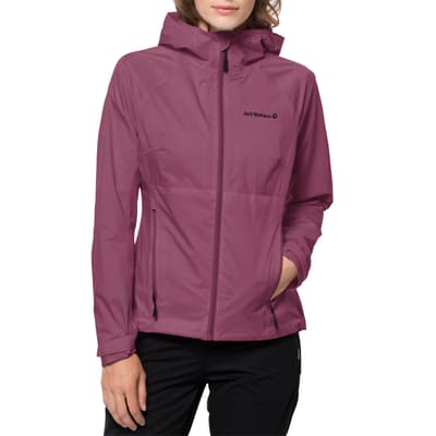 Purple Tasman Weatherproof Rain Jacket