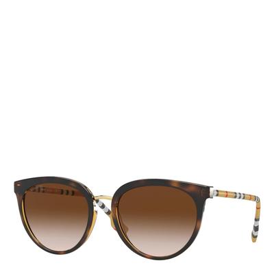 Women's Dark Havana Burberry Sunglasses 54mm