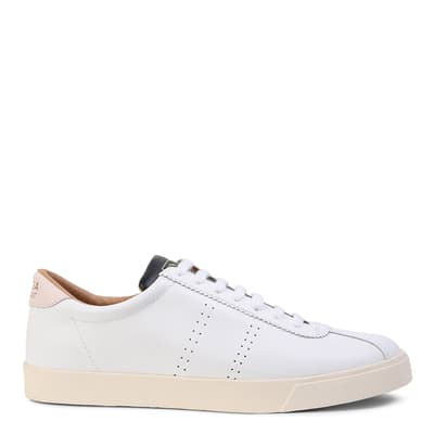 White Multi 2843 Soft Leather Trainers