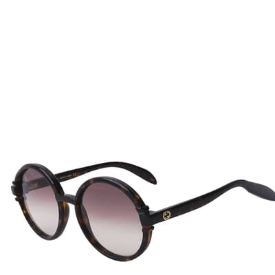 Women's Havana Brown Gucci Sunglasses 58mm