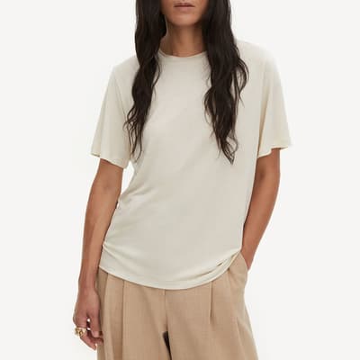 White Aleah Relaxed Fit T-Shirt