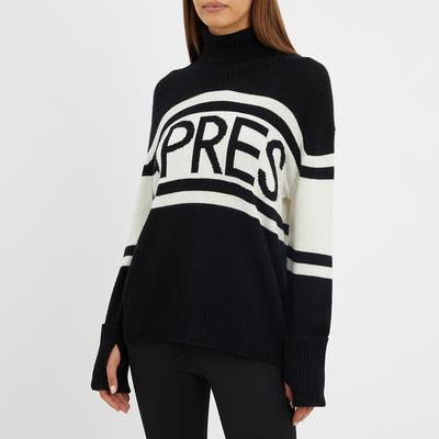 Black Cashmere Blend Apres Jumper