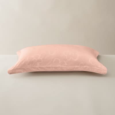Magnolia Oxford Pillowcase, Blush Pink
