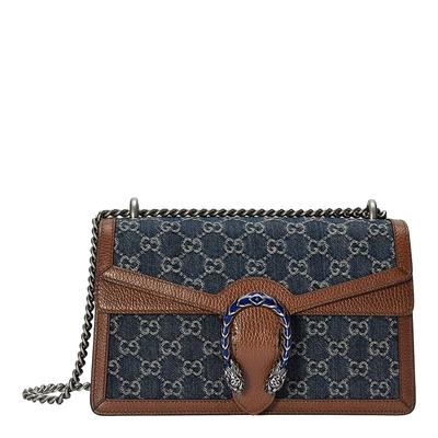 Gucci Blue/Brown Super Mini Dionysus Shoulder Bag