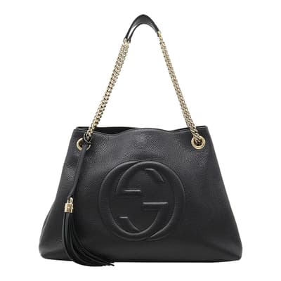 Black Gucci Soho Chain Handbag