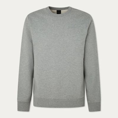 Grey Essential Cotton Blend Sweatshirt
