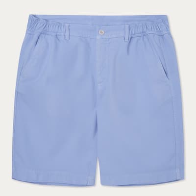 Blue Elasticated Shorts