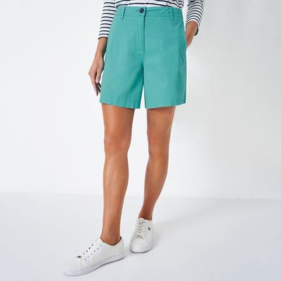 Green Linen Shorts