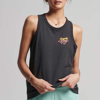 Black Vintage Cali Tank Top
