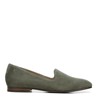 Green Willa Suede Loafers