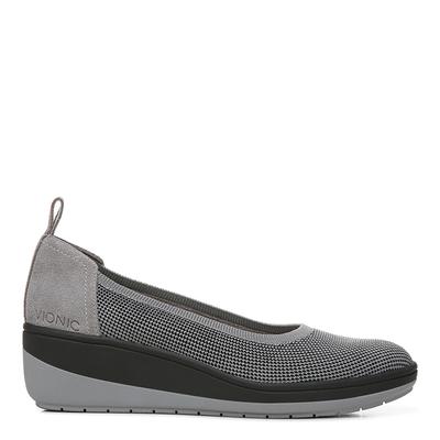 Charcoal Jacey Knit Wedge Sport Pump