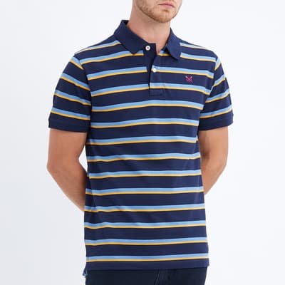 Navy Stripe Polo Shirt