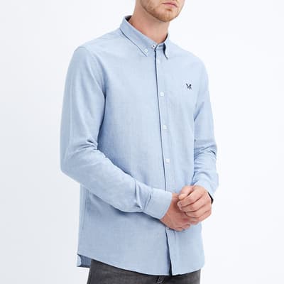 Blue Oxford Slim Fit Shirt