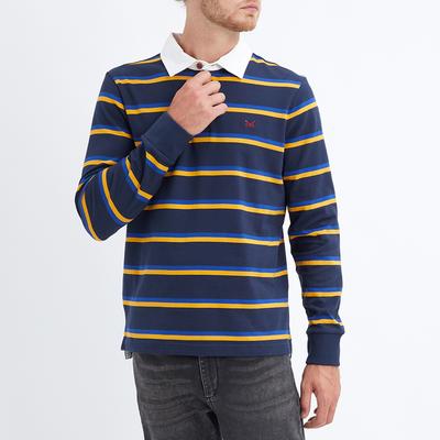 Multi Striped Long Sleeve Rugby Shirt