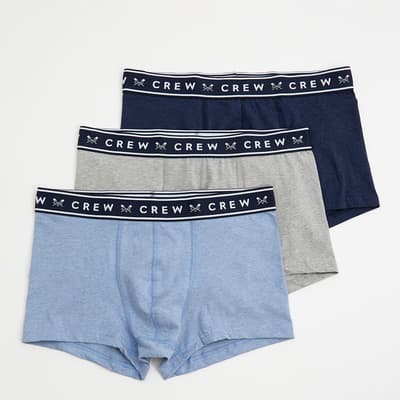 Multi Solid 3 Pack Boxers 