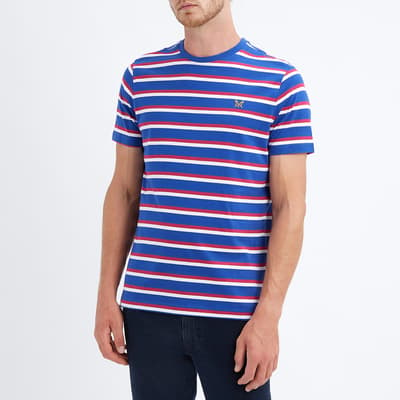 Blue Double Stripe T-Shirt