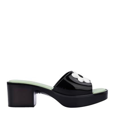 Black Contrast Lazy Oaf Platform Mules