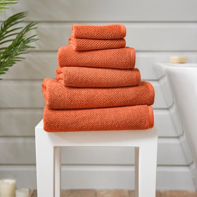 Romeo Bath Towel, Paprika
