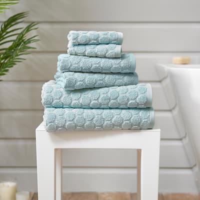 Sierra Bath Towel, Blue