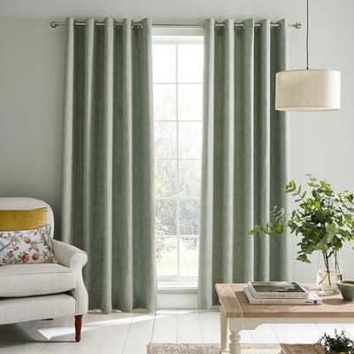 Alnwick 168x183cm Eyelet Curtains, Sage