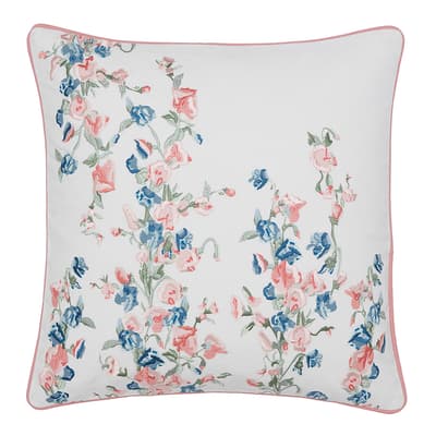 Charlotte 45x45cm Feather Cushion, Coral Pink
