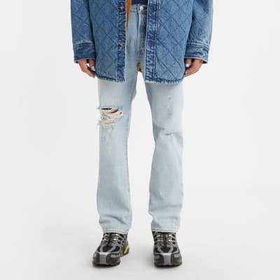 Light Blue 501® Distressed Jeans
