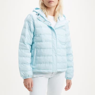 Light Blue Edie Quilted Packable Jacket