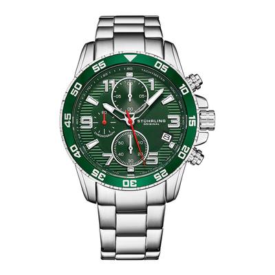 Men's Silver Japan Chronograph Watch 40mm